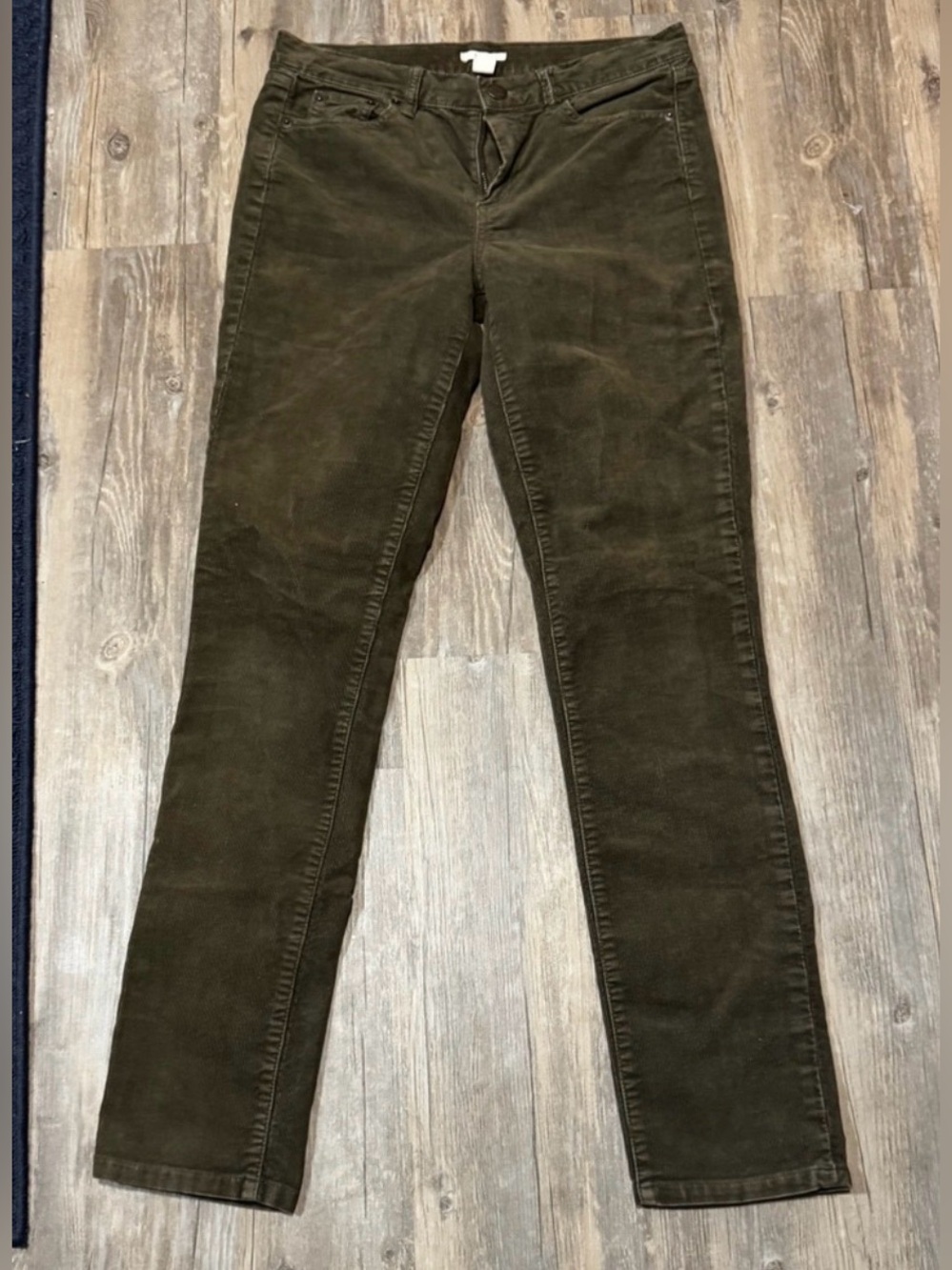 J Crew Skinny Leg Corduroy Pants